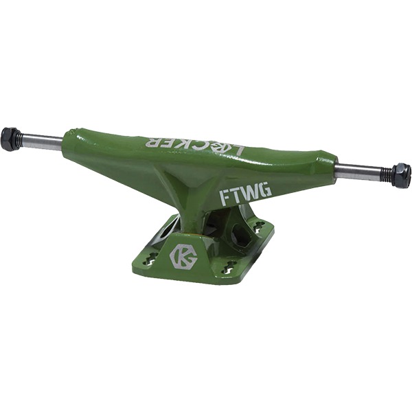 Grind King Truck Co. Locker Army Green Skateboard Trucks - 5.6" Hanger 8.25" Axle (Set of 2)