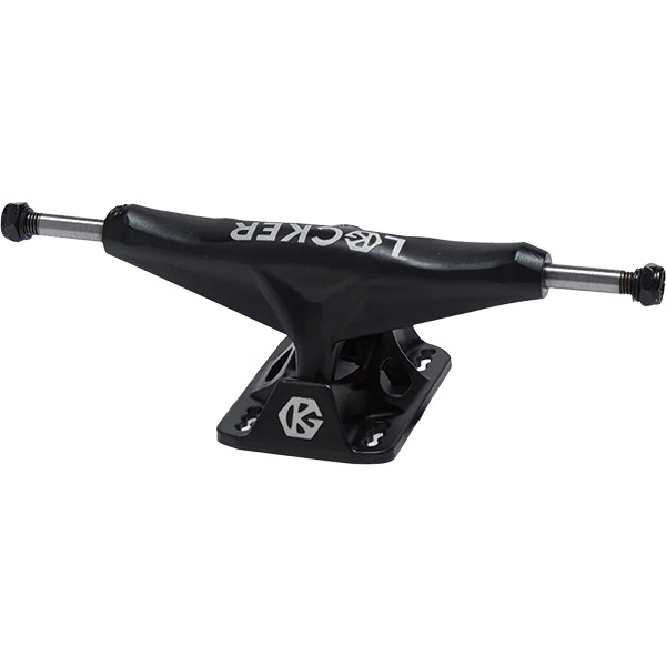 Grind King Truck Co. Locker Flat Black Skateboard Trucks - 5.6" Hanger 8.25" Axle (Set of 2)