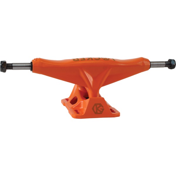 Grind King Truck Co. Locker Orange Skateboard Trucks - 5.6" Hanger 8.25" Axle (Set of 2)