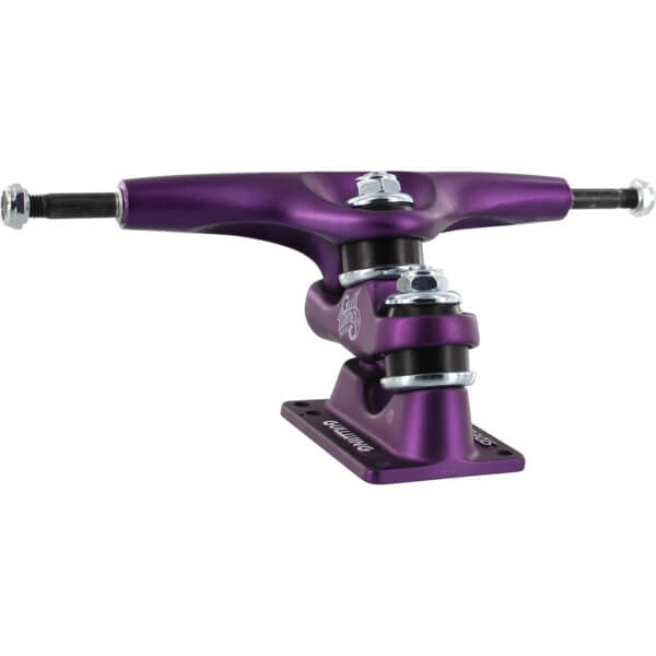 Gullwing Trucks Sidewinder II Purple Skateboard Double Kingpin Trucks - 6.25" Hanger 9.0" Axle (Set of 2)