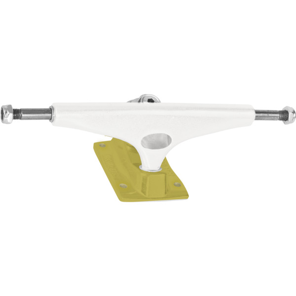 Krux Trucks Standard DLK White / Gold Skateboard Trucks 5.625 Hanger