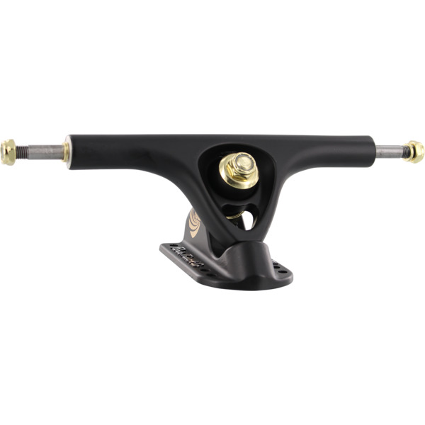 Paris Truck Co. V3 180mm 50 Degree Matte Black Skateboard Reverse Kingpin Trucks - 7.25" Hanger 9.6" Axle (Set of 2)