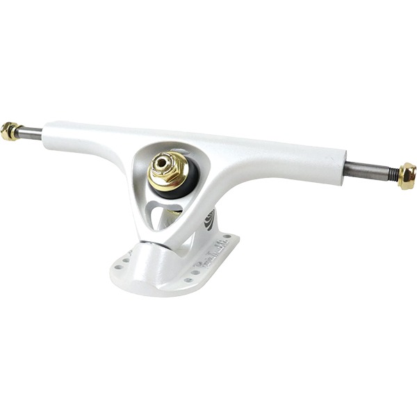 Paris Truck Co. V3 Hollow Lite 180mm 43 Degree White Pearl Skateboard Reverse Kingpin Trucks - 7.0" Hanger 9.6" Axle (Set of 2) Paris Truck Co. V3 Hollow Lite 180mm 43 Degree White Pearl Skateboard Reverse Kingpin Trucks - 7.0" Hanger 9.6" Axle (Set of 2)