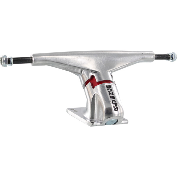 Revenge Trucks 175mm Alpha II Polished Skateboard Reverse Kingpin Trucks - 6.75" Hanger 9.5" Axle (Set of 2)