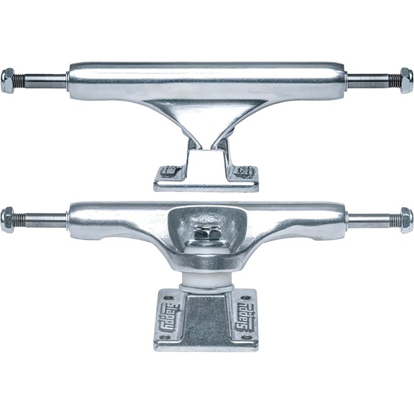 Slappy Truck Company ST1 Low Hollow Polished Skateboard Trucks - 5.6" Hanger 8.25" Axle (Set of 2)