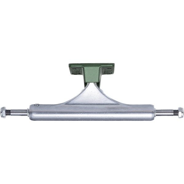 Slappy Truck Company ST1 Hollow Light Polished / Gunmetal Green Skateboard Trucks - 5.75" Hanger 8.5" Axle (Set of 2) Slappy Truck Company ST1 Hollow Light Polished / Gunmetal Green Skateboard Trucks - 5.75" Hanger 8.5" Axle (Set of 2)