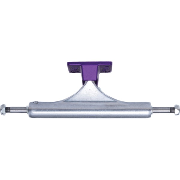 Slappy Truck Company ST1 Classic Hollow Polished / Purple Skateboard Trucks - 5.4" Hanger 8.0" Axle (Set of 2)