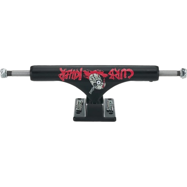 Slappy Truck Company ST1 Inverted Hollow Heroin Curb Killer 2 Black Skateboard Trucks - 6.375" Hanger 9.0" Axle (Set of 2)