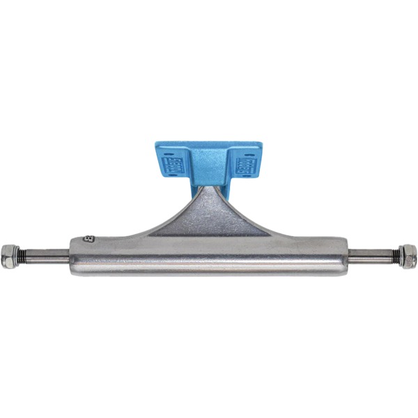 Slappy Truck Company ST1 Inverted Hollow Ultra Low Polished / Light Blue Skateboard Trucks - 5.4" Hanger 8.0" Axle (Set of 2)