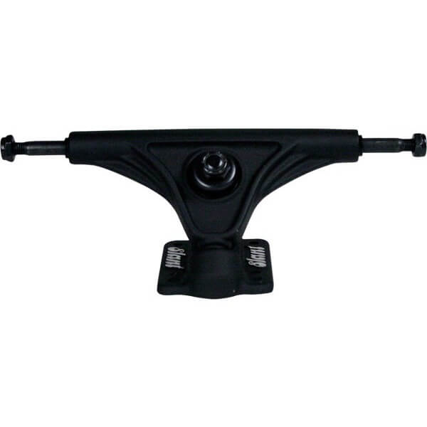 Slant Trucks 150mm Inverted Flat Black Skateboard Reverse Kingpin Trucks - 6.25" Hanger 8.75" Axle (Set of 2)