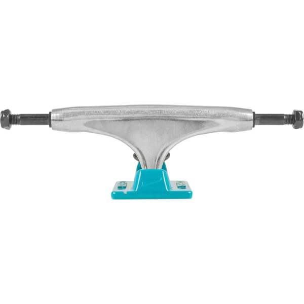 Tensor Trucks Alloy Polished / Aqua Skateboard Trucks - 5.0" Hanger 7.75" Axle (Set of 2)