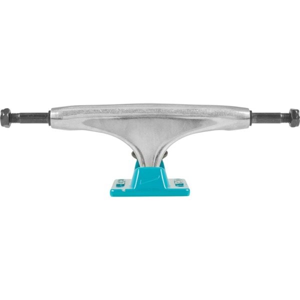 Tensor Trucks Alloy Polished / Aqua Skateboard Trucks - 5.25" Hanger 8.0" Axle (Set of 2)