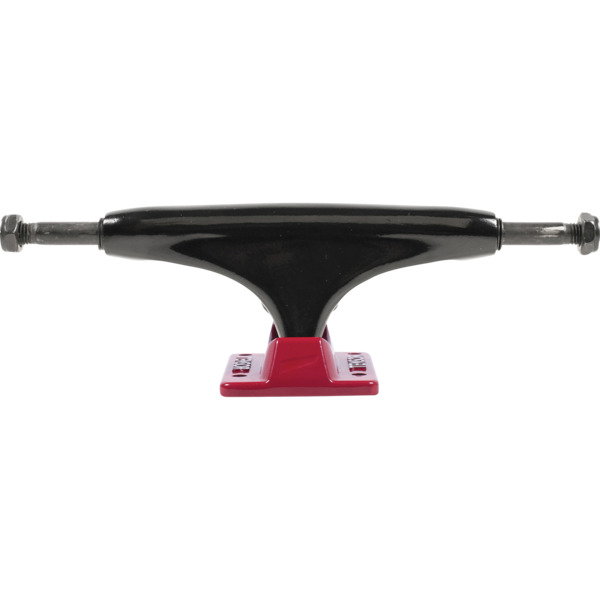 Tensor Trucks Alloy Black / Red Skateboard Trucks - 5.25" Hanger 8.0" Axle (Set of 2)