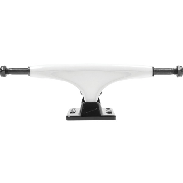 Tensor Trucks Alloy White / Black Skateboard Trucks - 5.25" Hanger 8.0" Axle (Set of 2)