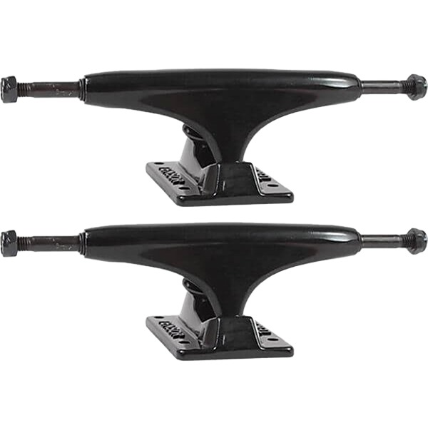 Tensor Trucks Alloy Black Skateboard Trucks - 6.0" Hanger 8.75" Axle (Set of 2)
