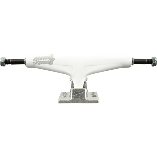 Tensor Trucks Zered Bassett Aluminum White Skateboard Trucks - 5.5" Hanger 8.25" Axle (Set of 2)