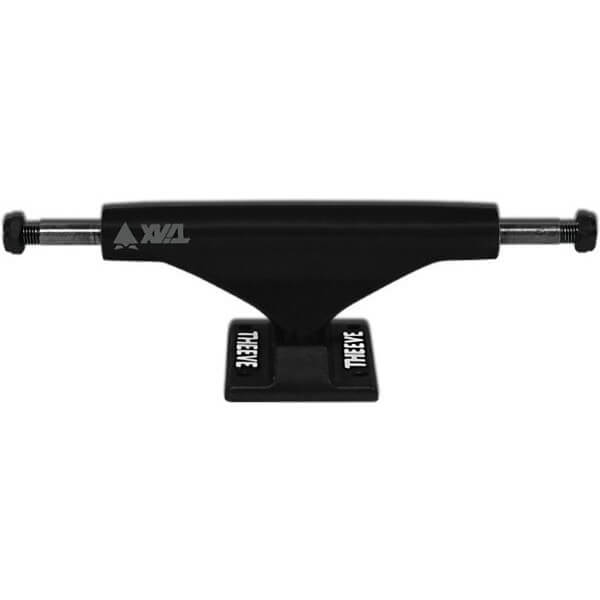 There Skateboards Tiax Black Skateboard Trucks - 5.25" Hanger 8.0" Axle (Set of 2) There Skateboards Tiax Black Skateboard Trucks - 5.25" Hanger 8.0" Axle (Set of 2)