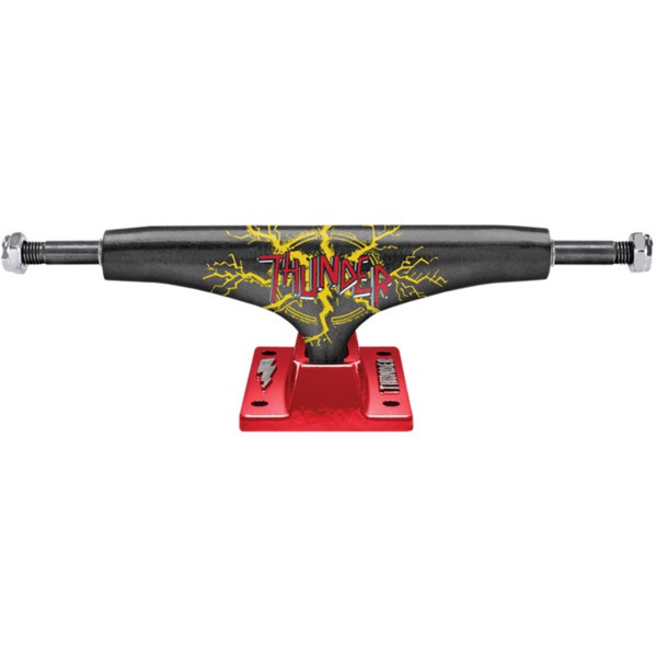 Thunder Trucks 148 Team No Mercy Black / Red Skateboard Trucks - 5.5" Hanger 8.25" Axle (Set of 2)