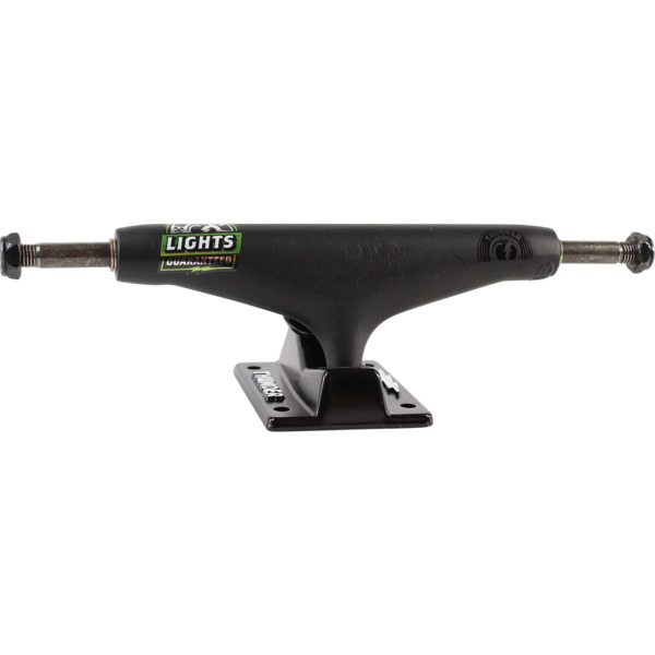 Thunder Trucks 148mm Night II Hollow Lights Black Skateboard Trucks - 5.5" Hanger 8.25" Axle (Set of 2)