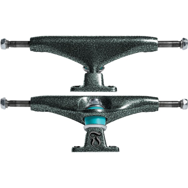 Thunder Trucks 149 Team T-II Leviathan Black / Green Texture Skateboard Trucks - 5.75" Hanger 8.5" Axle (Set of 2)