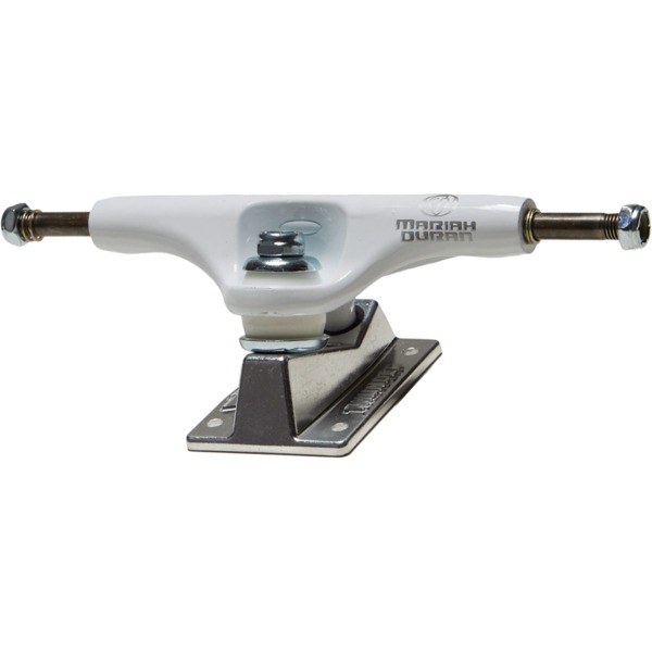 Thunder Trucks Mariah Duran 148mm Stamped Hollow Lights White / Polished Skateboard Trucks - 5.5" Hanger 8.25" Axle (Set of 2)