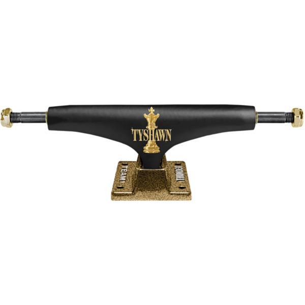Thunder Trucks Tyshawn Jones 149 Endgame Black / Gold Skateboard Trucks - 5.75" Hanger 8.5" Axle (Set of 2)