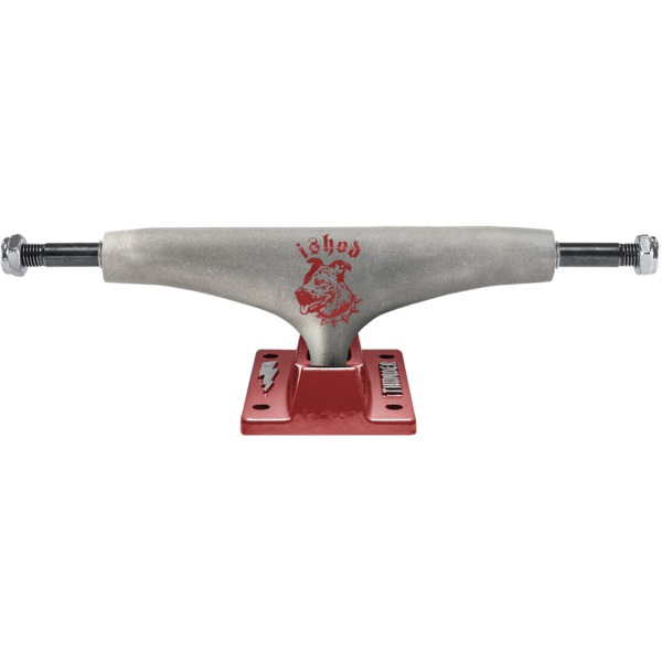 Thunder Trucks Ishod Wair 147 Hollow Lights Dawg Team Raw / Red Skateboard Trucks - 5.25" Hanger 8.0" Axle (Set of 2)