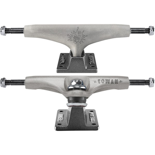 Thunder Trucks Rowan Zorilla 149 Zapt Raw / Gunmetal Skateboard Trucks - 5.75" Hanger 8.5" Axle (Set of 2) Thunder Trucks Rowan Zorilla 149 Zapt Raw / Gunmetal Skateboard Trucks - 5.75" Hanger 8.5" Axle (Set of 2)