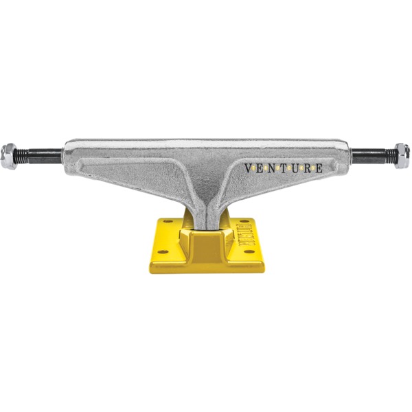 Venture Trucks OG Dots High Polished / Yellow Skateboard Trucks - 5.0" Hanger 7.75" Axle (Set of 2)