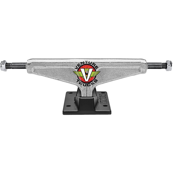 Venture Trucks Loose Edition Bloodshot High Polished / Black Skateboard Trucks - 5.8" Hanger 8.5" Axle (Set of 2) Venture Trucks Loose Edition Bloodshot High Polished / Black Skateboard Trucks - 5.8" Hanger 8.5" Axle (Set of 2)