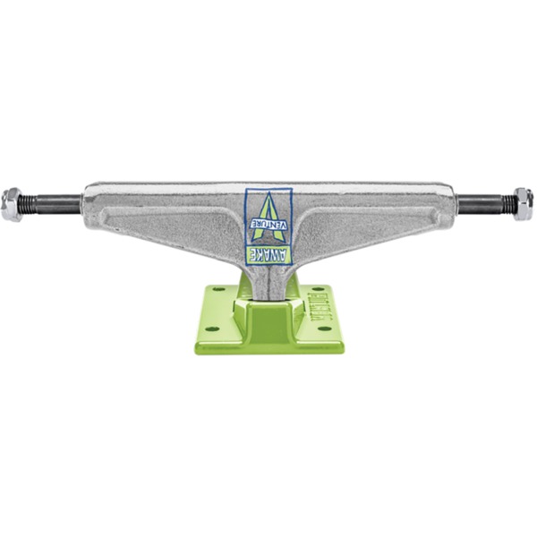 Venture Trucks V-Light Scribble Polished / Green Skateboard Trucks - 5.8" Hanger 8.5" Axle (Set of 2)