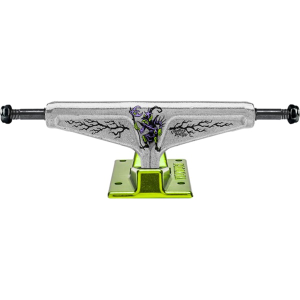 Venture Trucks Chandler Burton V-Hollow Lights High Polished / Green Skateboard Trucks - 5.25" Hanger 8.0" Axle (Set of 2)