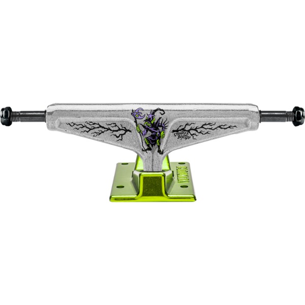 Venture Trucks Chandler Burton V-Hollow Lights High Polished / Green Skateboard Trucks - 5.6" Hanger 8.25" Axle (Set of 2)