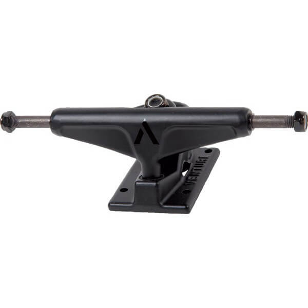 Venture Trucks Team Black Shadow Low Black Skateboard Trucks - 5.0" Hanger 7.75" Axle (Set of 2)