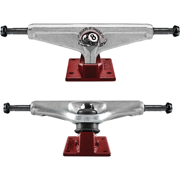 Venture Trucks Brian O'Dwyer Pro V-Hollow Lights Polished / Red Skateboard Trucks - 5.2" Hanger 8.0" Axle (Set of 2) Venture Trucks Brian O'Dwyer Pro V-Hollow Lights Polished / Red Skateboard Trucks - 5.2" Hanger 8.0" Axle (Set of 2)