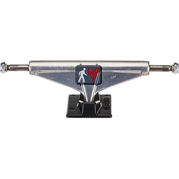 Venture Trucks John Shanahan V-Lights High Street Silver / Black Skateboard Trucks - 5.8" Hanger 8.5" Axle (Set of 2)