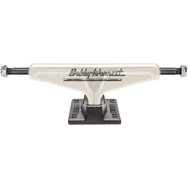 Venture Trucks Bobby Worrest V8 High Cream / Black Skateboard Trucks - 5.2" Hanger 8.0" Axle (Set of 2)
