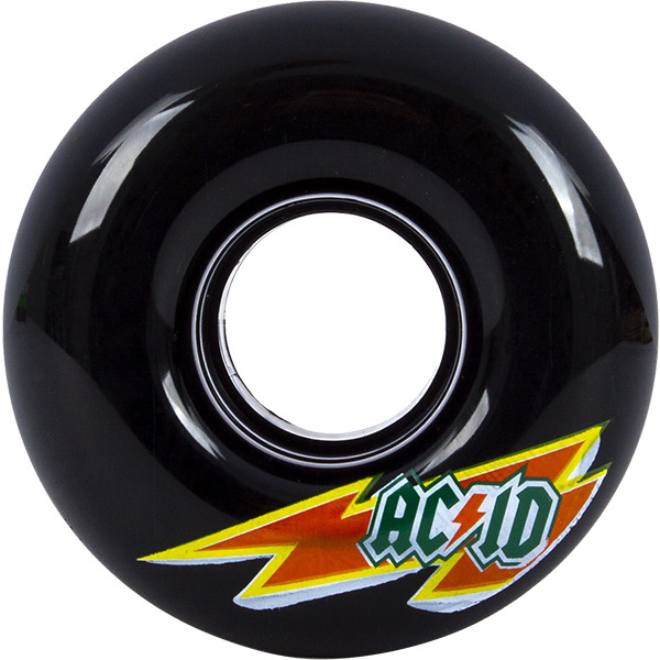Acid Chemical Wheels Funner Skateraid Black Skateboard Wheels - 56mm 86a (Set of 4)