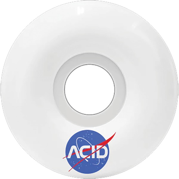 Acid Chemical Wheels Type A Space White Skateboard Wheels - 52mm 99a (Set of 4)