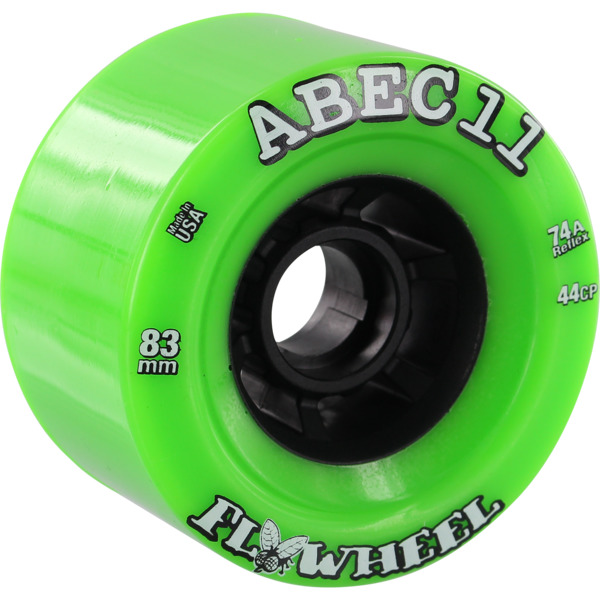 4 x ABEC 11 Cruiser Wheels Freeride 72mm 81a Amber Skateboard FREE POST 