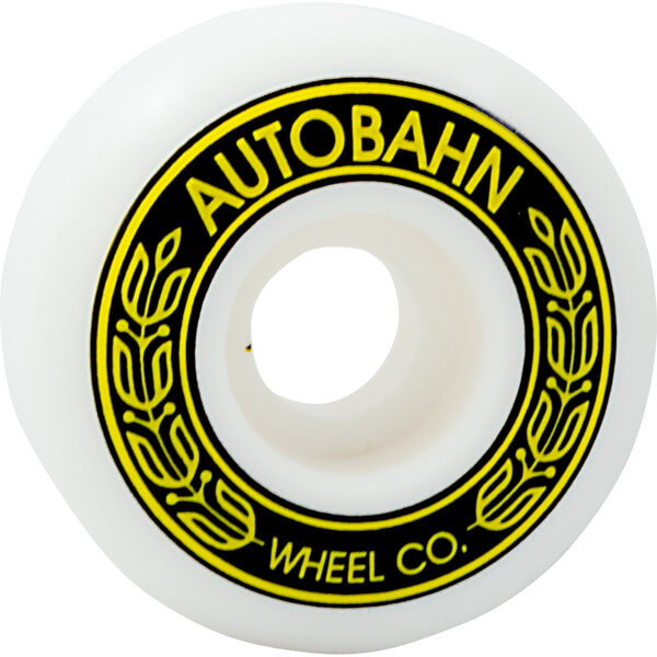 Autobahn Wheel Company AB-S Series White Skateboard Wheels - 54mm 99a (Set of 4)