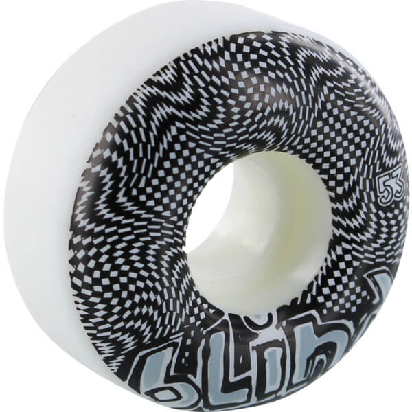 Blind Skateboards OG Warped White / Black Skateboard Wheels 53mm (Set