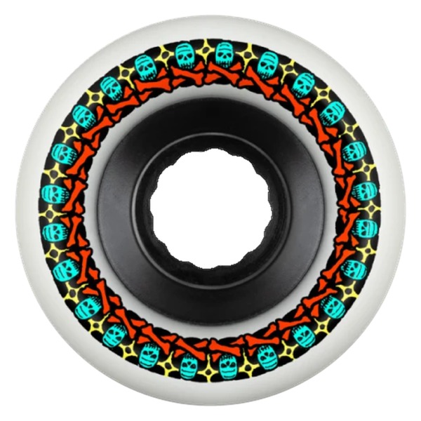 Bones Wheels ATF Rough Rider Skull Bones White Skateboard Wheels - 56mm 80a (Set of 4) Bones Wheels ATF Rough Rider Skull Bones White Skateboard Wheels - 56mm 80a (Set of 4)