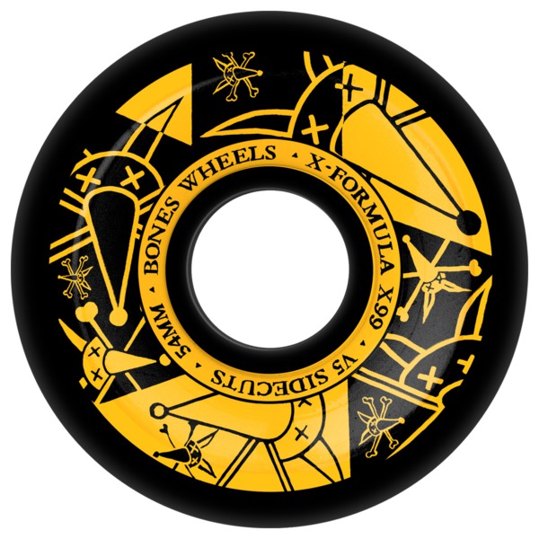 Bones Wheels XF X99 V5 Sidecut Vato Noir Black Skateboard Wheels - 54mm 99a (Set of 4) Bones Wheels XF X99 V5 Sidecut Vato Noir Black Skateboard Wheels - 54mm 99a (Set of 4)