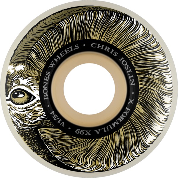 Bones Wheels Chris Joslin XF V1 Rampage Skateboard Wheels - 54mm 99a (Set of 4)