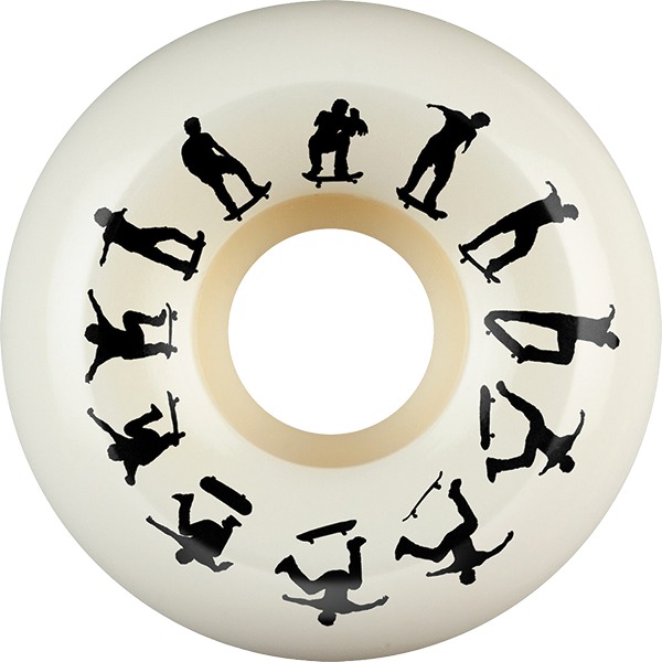 Bones Wheels P-ROD XF V5 SW Heel White Skateboard Wheels - 53mm 95a (Set of 4)