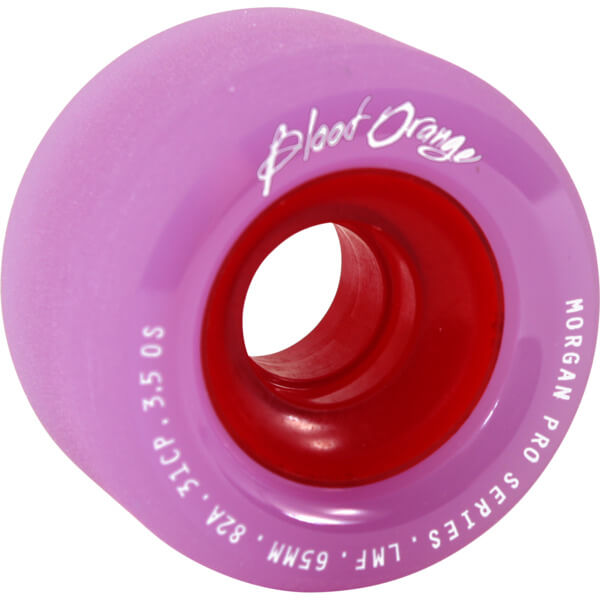 Blood Orange Liam Morgan Pro Series Lavender Skateboard Wheels - 65mm 82a (Set of 4)