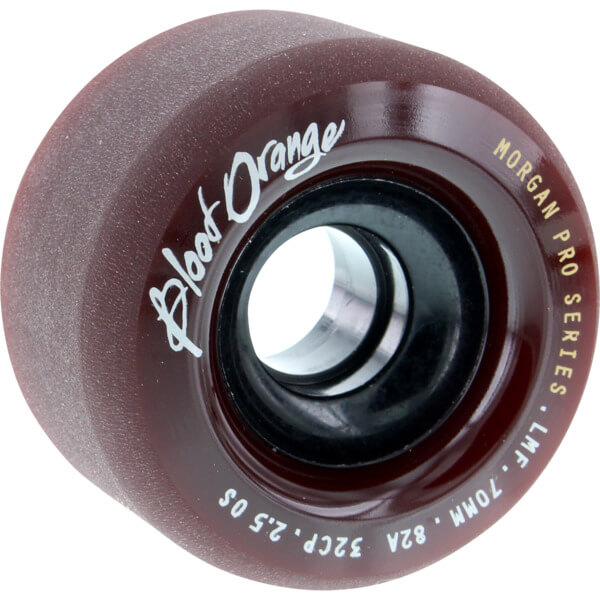 Blood Orange Liam Morgan Pro Series Midnight Maroon Skateboard Wheels - 70mm 82a (Set of 4)