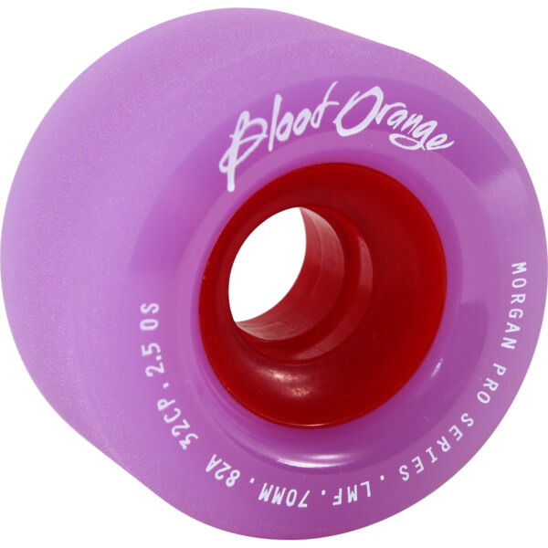 Blood Orange Liam Morgan Pro Series Lavender Skateboard Wheels - 70mm 82a (Set of 4)