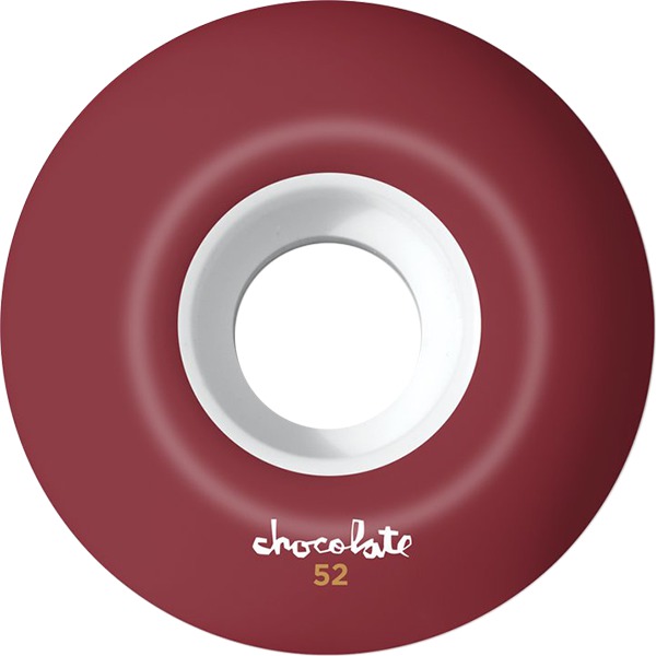 Chocolate Skateboards OG Chunk Staple White Skateboard Wheels - 52mm 99a (Set of 4)